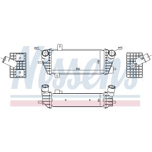 Intercooler NISSENS 961493