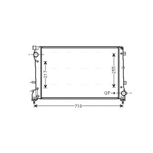Arrefecedor do motor AVA COOLING FT2390