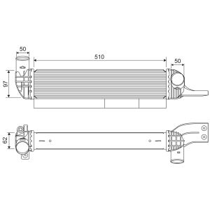 Intercooler VALEO 822923