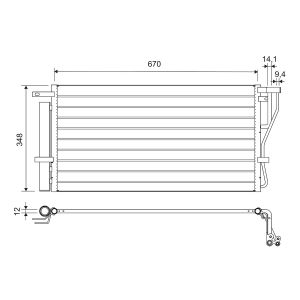 A/C-kondensor VALEO 814488