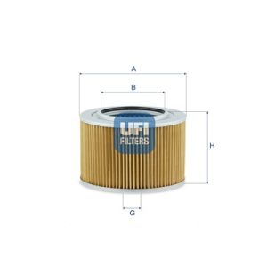 Hydraulisch filter UFI 82.155.00