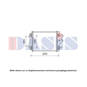 Arrefecedor do motor AKS DASIS 480001N