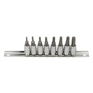 Set di chiavi TORX TOPTUL 1/4 pollici 8 Pezzo T8, T10, T15, T20, T25, T27, T30, T40