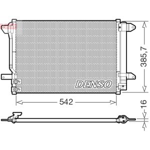 Kondensator, Klimaanlage DENSO DCN32072