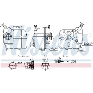 Tanque de expansão NISSENS 996239