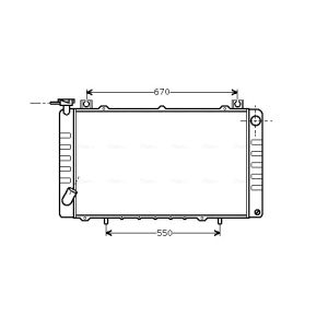 Arrefecedor do motor AVA COOLING DN2150
