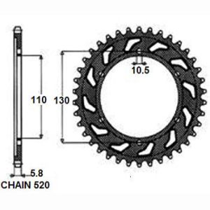 équipement, derrière SUNSTAR SUNR1-3471-41