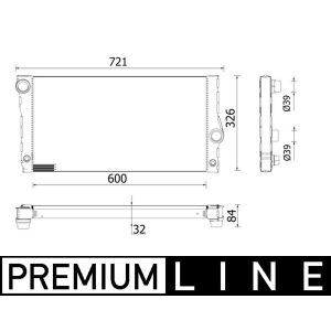 Jäähdytin MAHLE CR 956 000P