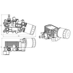 Ölkühler, Motoröl NRF 31845