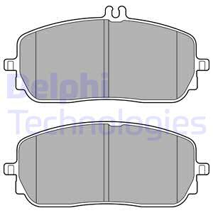 Bremsbelagsatz DELPHI LP3437, Vorne