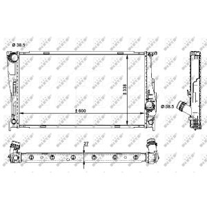 Radiator, motorkoeling NRF 59210