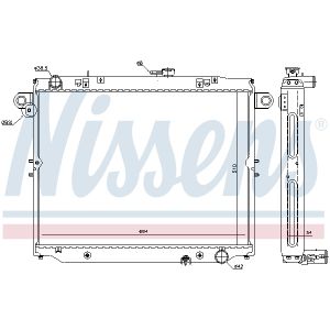 Kühler, Motorkühlung NISSENS 64881