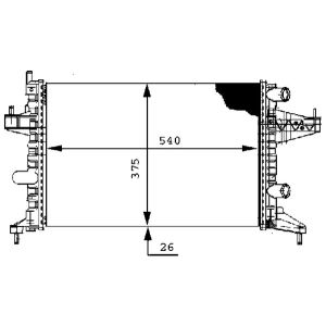 Arrefecedor do motor MAHLE CR 388 000S