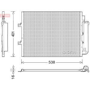 Condenseur (climatisation) DENSO DCN23026