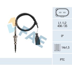 Abgastemperatursensor FAE 68108