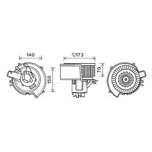 Ventilador da cabina AVA COOLING OL8639