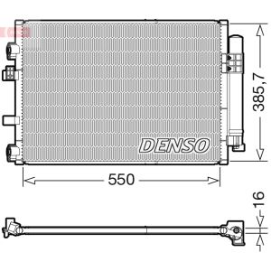 Condensator, airconditioning DENSO DCN10044