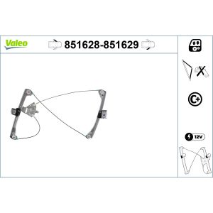 Elevalunas VALEO 851629