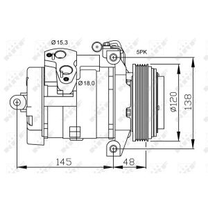 Klimakompressor NRF 32470