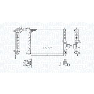 Arrefecedor do motor MAGNETI MARELLI 350213200200