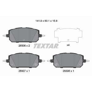 Bremsbelagsatz TEXTAR 2650601