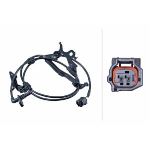 Snelheidssensor, ABS HELLA 6PU 358 252-671