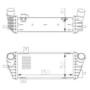 Ladeluftkühler NRF 309070