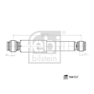 Amortecedor FEBI BILSTEIN 194157
