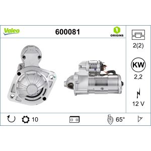 Starter VALEO ORIGINS NEW VALEO 600081