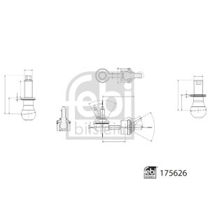 Stange/Strebe, Stabilisator FEBI BILSTEIN 175626