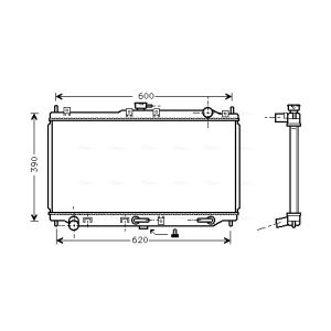 Arrefecedor do motor AVA COOLING MZ2134