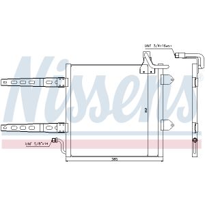 Lauhdutin, ilmastointilaite NISSENS 94260