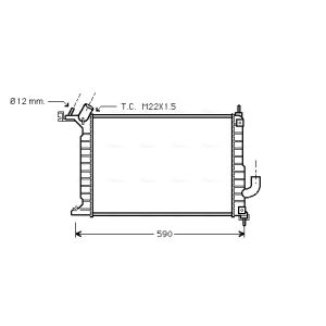 Motorkühler AVA COOLING OLA2275
