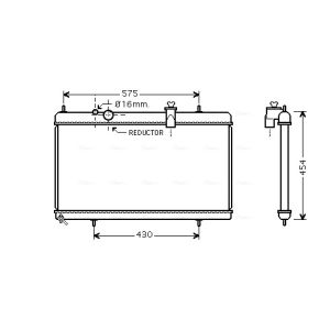 Arrefecedor do motor AVA COOLING PEA2256