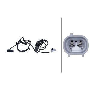 ABS-sensor HELLA 6PU 230 048-811