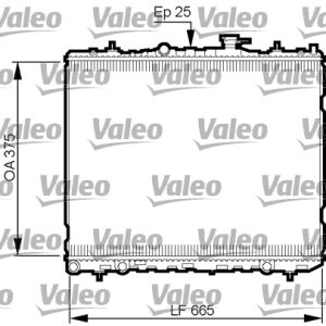 Motorkühler VALEO 735509