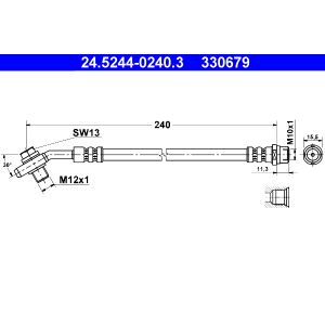 Bromsslang ATE 24.5244-0240.3