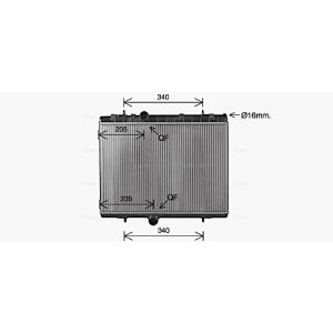 Arrefecedor do motor AVA COOLING CN2334