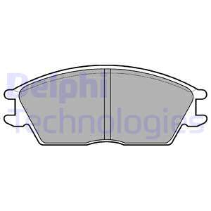 Bremsbelagsatz DELPHI LP593, Vorne