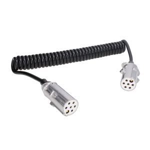 Cable eléctrico en espiral TRUCKLIGHT EC-S07-ALU