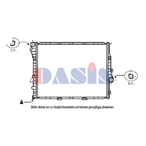 Motorkühler AKS DASIS 050041N