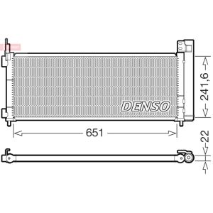 Condenseur, climatisation DENSO DCN50123