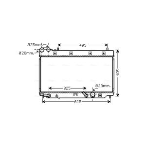 Arrefecedor do motor AVA COOLING HD2195