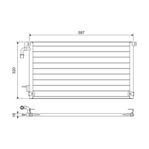 Condenseur (climatisation) VALEO 817655