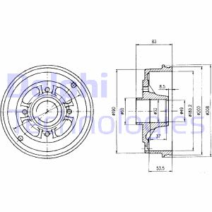 Remtrommel DELPHI BF426