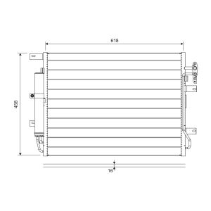 A/C-kondensor VALEO 822718