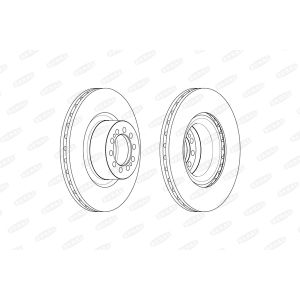 Disco de freno BERAL BCR370A
