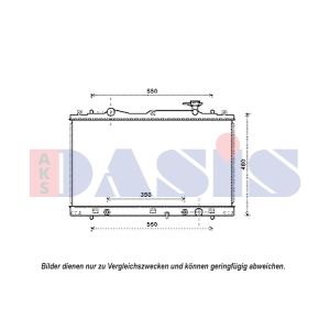 Motorkühler AKS DASIS 320054N