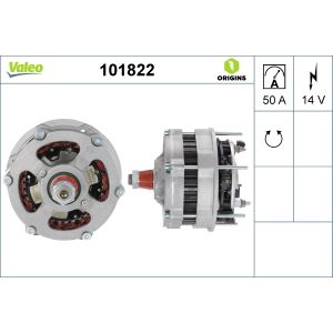 Drehstromgenerator VALEO 101822