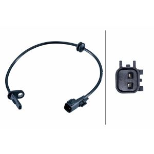 Snelheidssensor, ABS HELLA 6PU 358 252-491